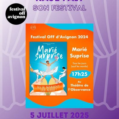 RAJE FAIT SON FESTIVAL JOUR #5 Killian Couppey pour MARIE SURPRISE